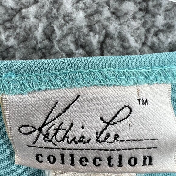 Kathie Lee Collection Womens Top Extra Large Blue Sleeveless Pullover Shirt - Picture 3 of 7